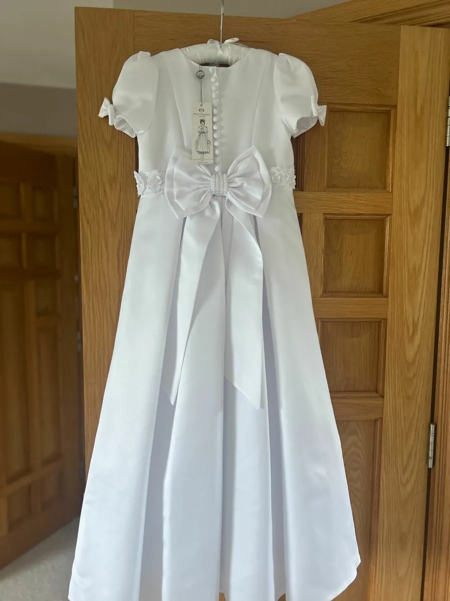 Paul Costello Communion Dress & Shoes - Never Worn - Image 2