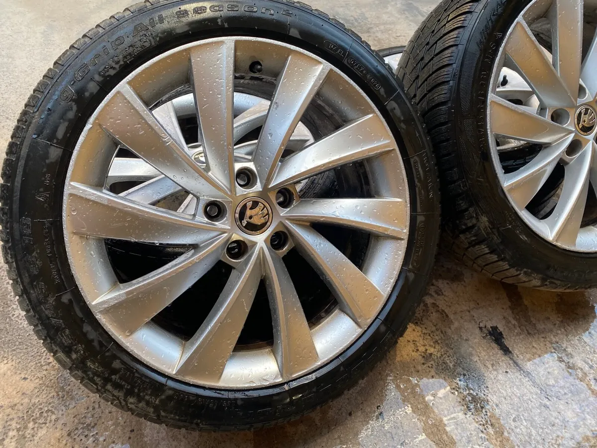 Genuine 5x112 Skoda Scirocco 18inch alloys - Image 3