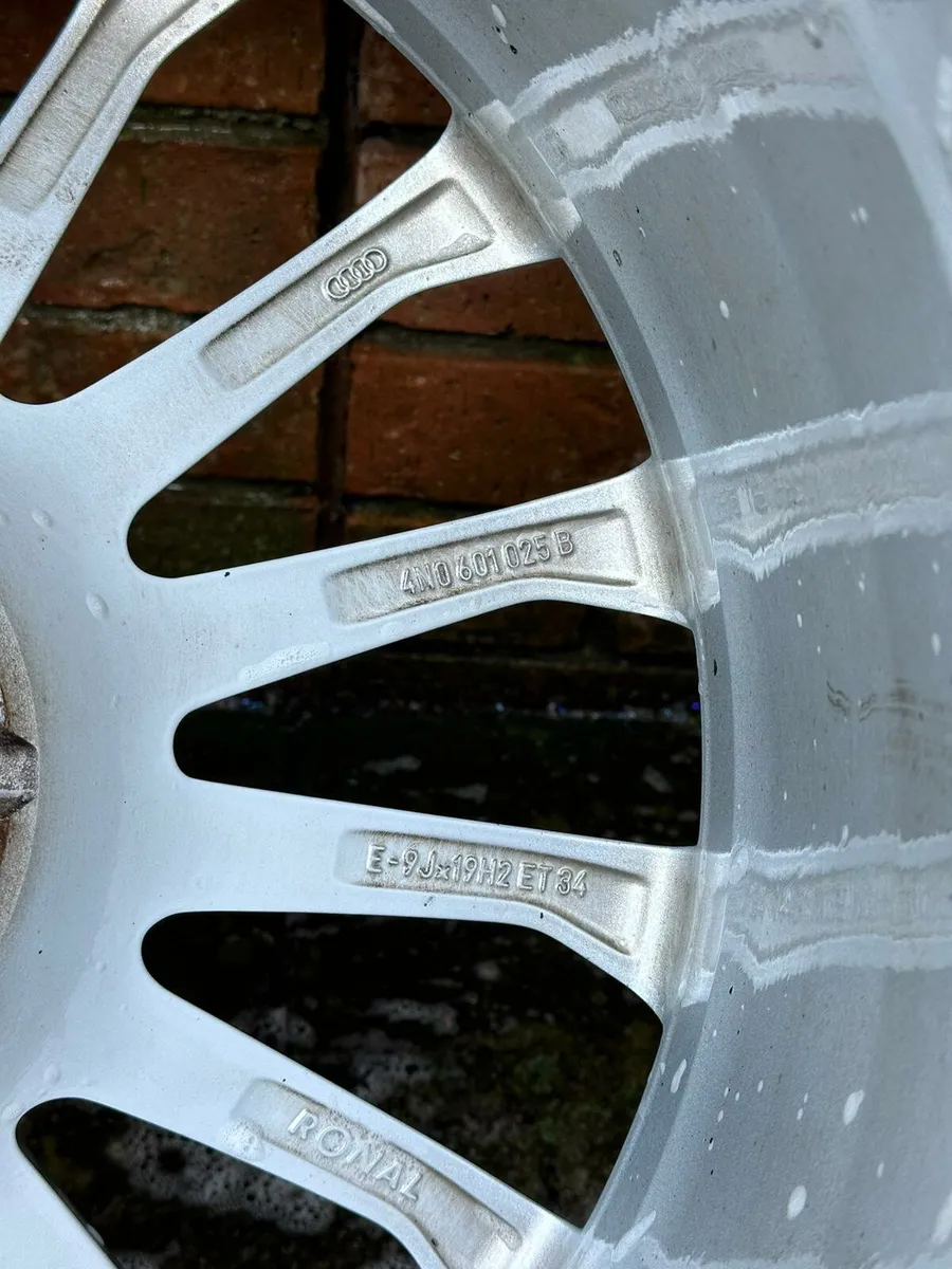 Audi alloy wheels Germany Stamped ORIGINAL - Image 2