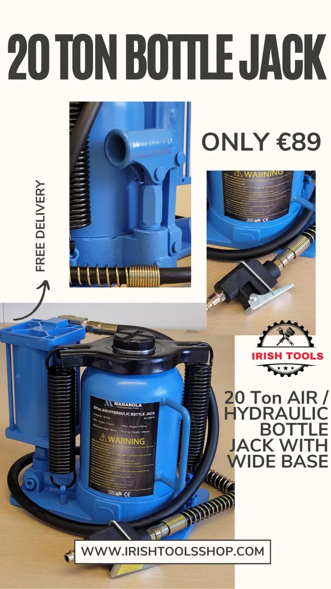 20 Ton Low Air Bottle Jack - Image 2