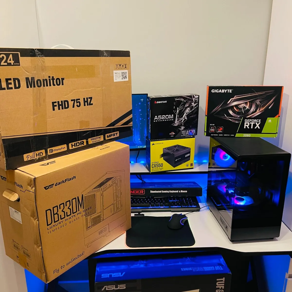 PC Gaming Ryzen Set with Monitor- Bundle. - Image 2