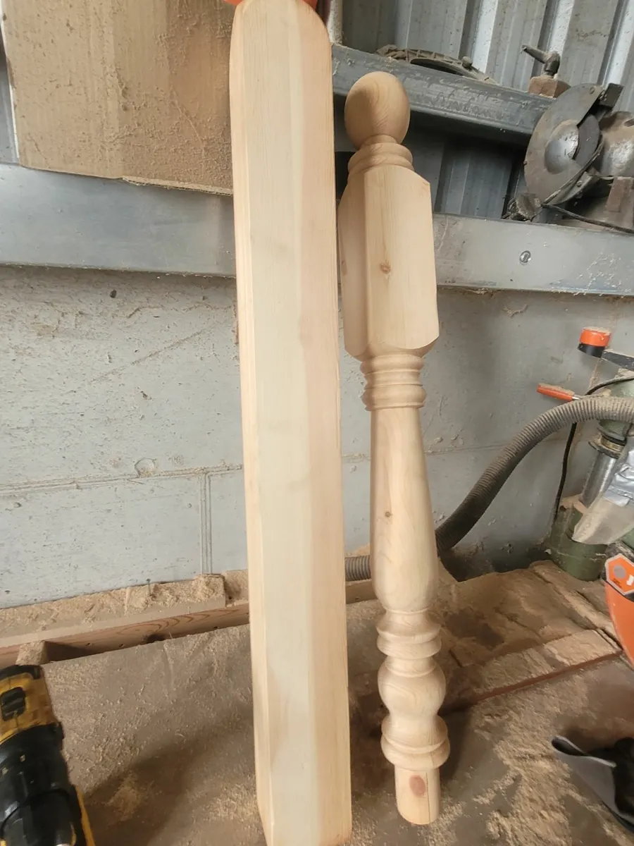 Newel Posts /Red deal Timber - Image 3