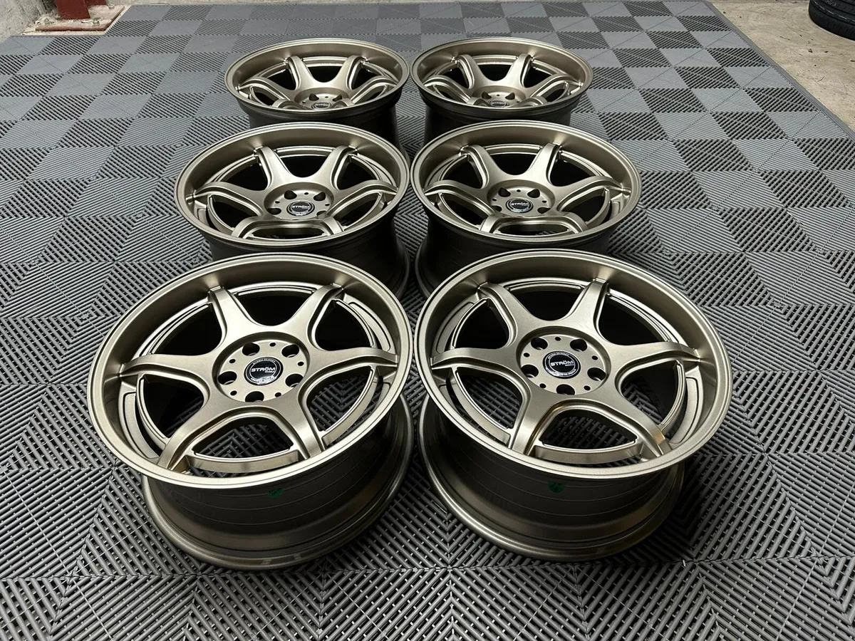 18" Inch Strom DSF45 Alloys 5x114.3 IS200 Chaser - Image 4