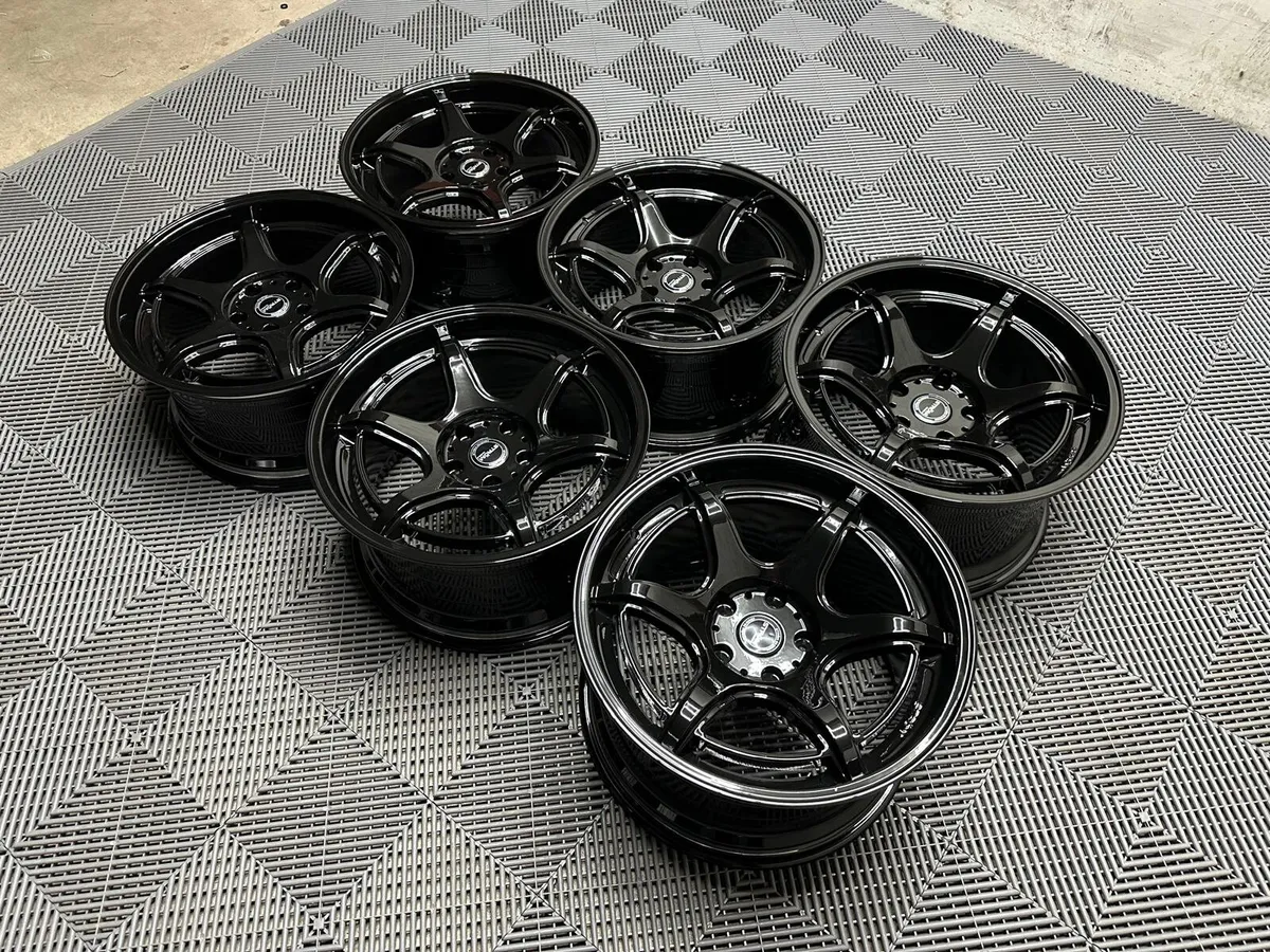 18" Inch Strom DSF45 Alloys 5x114.3 Silvia Skyline - Image 1