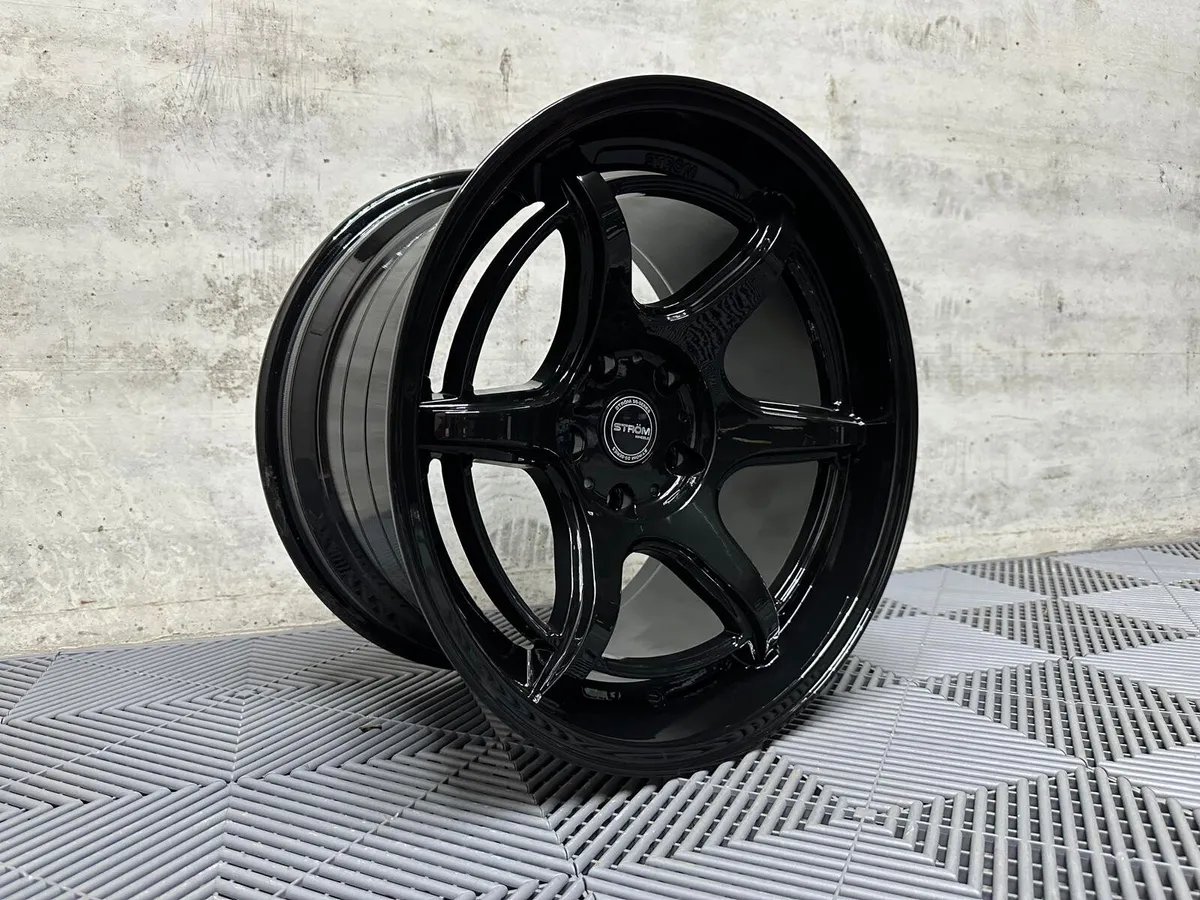 18" Inch Strom DSF45 Alloys 5x114.3 Silvia Skyline - Image 2