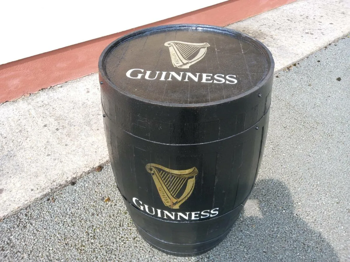 Whiskey barrel planters - Image 3