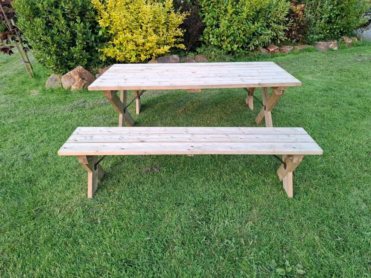 Picnic table hire - Image 1