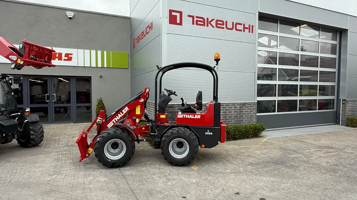 Thaler 2230S Compact Wheel Loader - €114 per week - Image 3