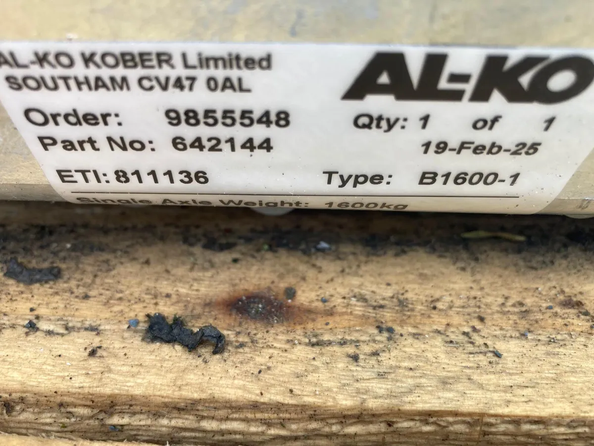 Alko independent axle. 1600 kg. - Image 2