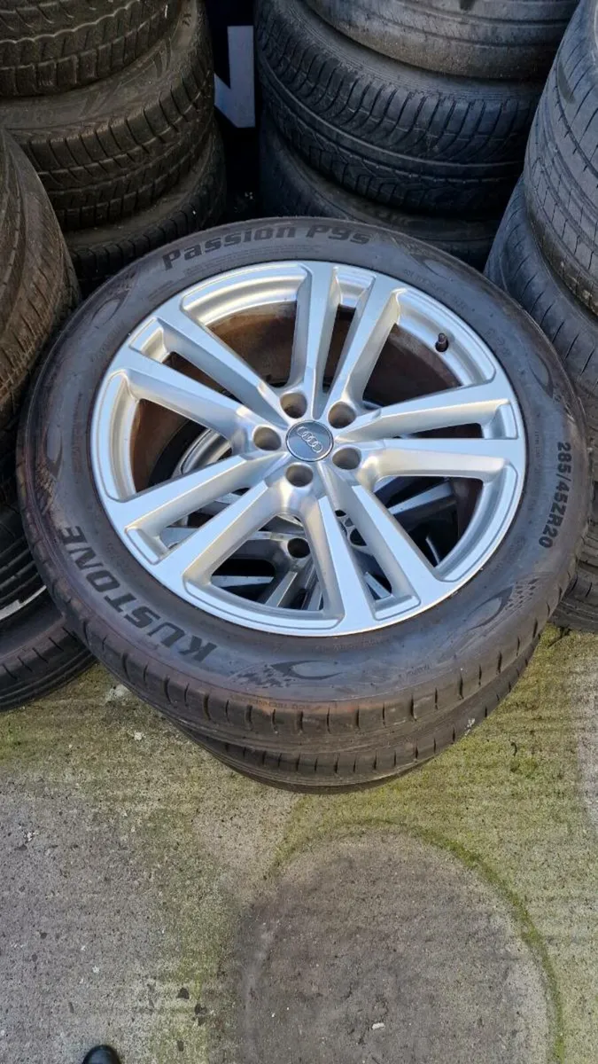 Audi, Q7, 20", Full set - Genuine - Image 1