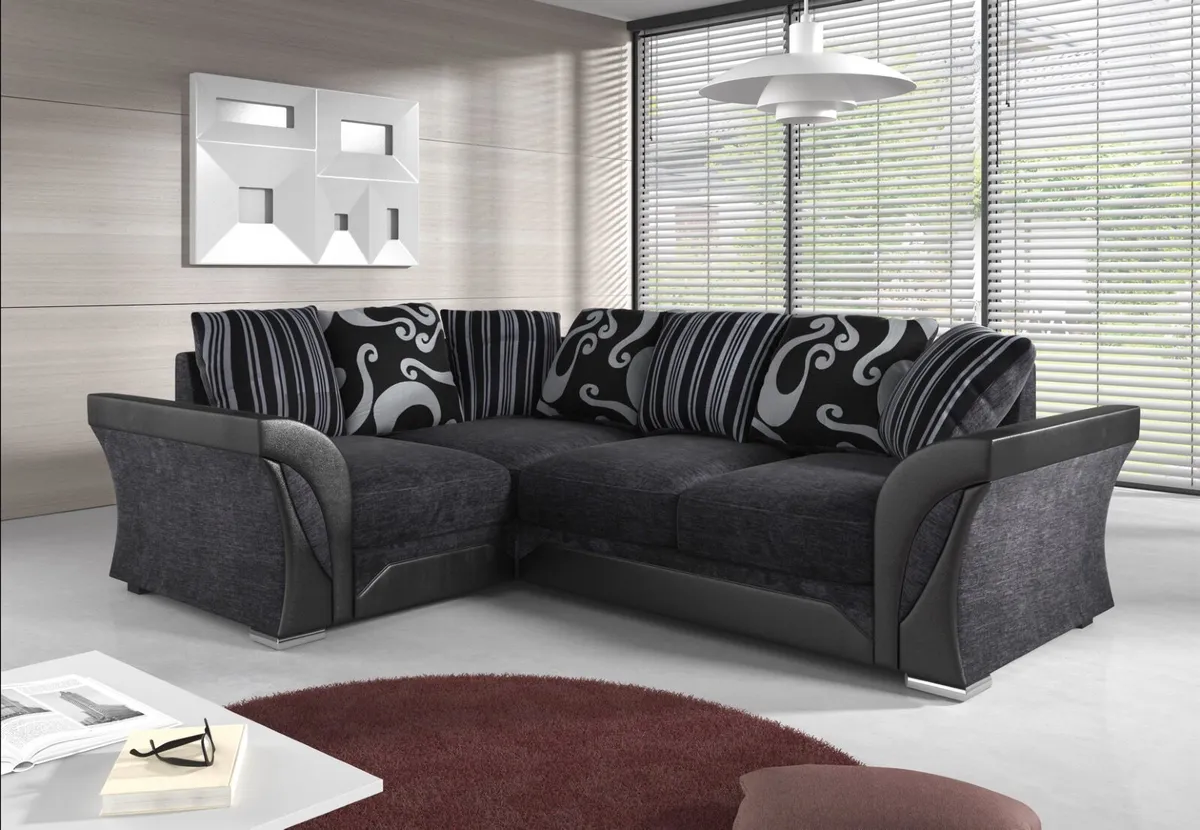 V - Shaped Corner Sofa - Corner Couch - Sofas - Image 4