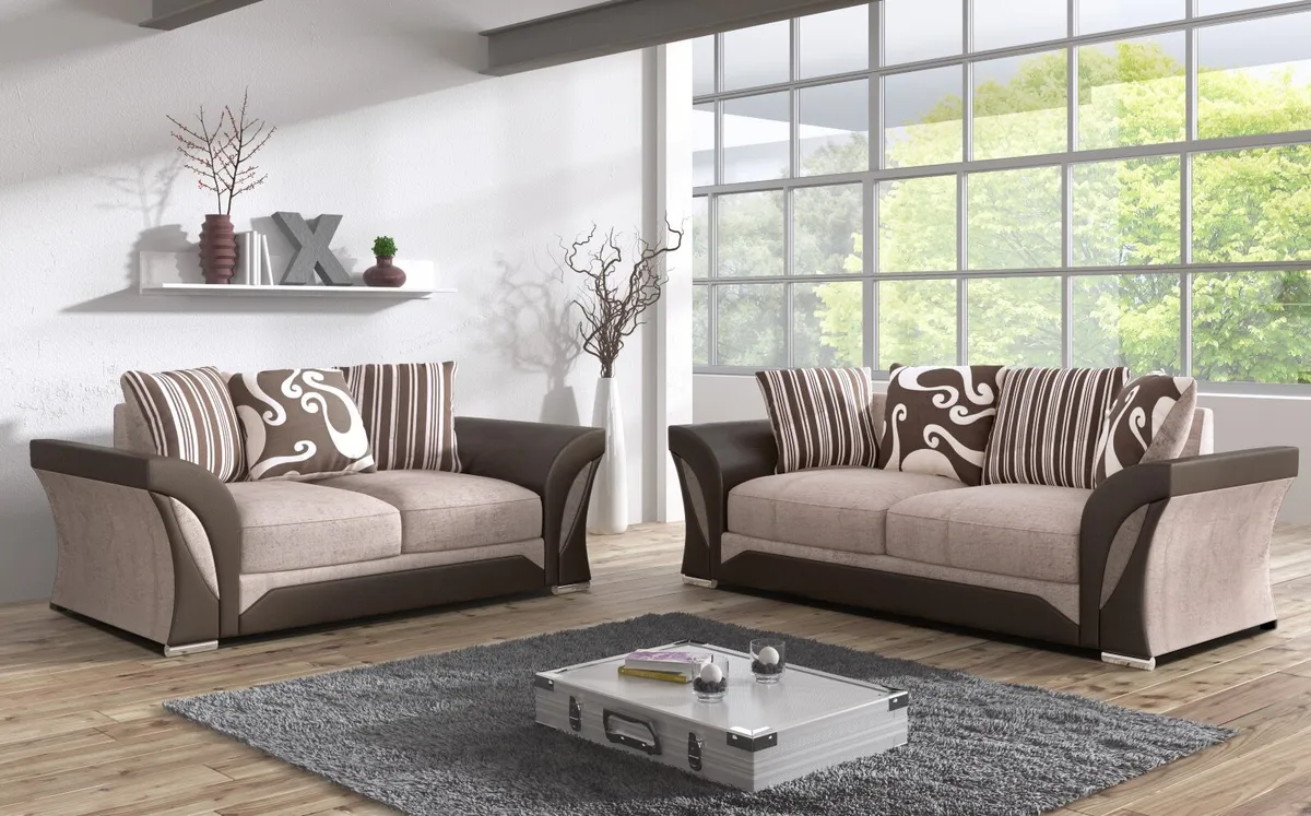 2+3 Seater Sofa  Set Combo Suite Two & Three Sofas - Image 4