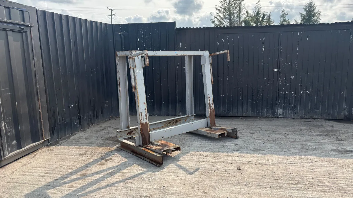 Heavy Duty Panel Carrying Frame to suit forklift - Image 1