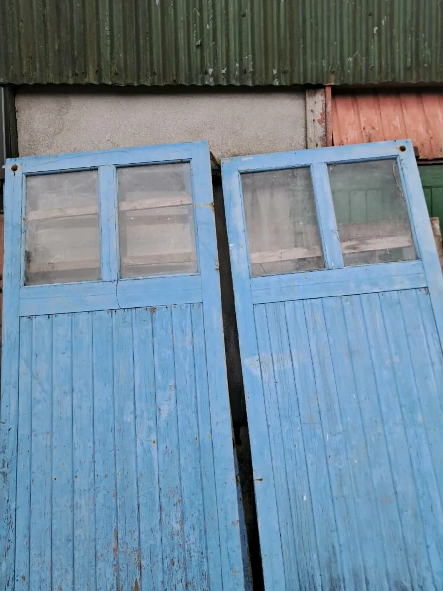 3 large old doors - Image 4