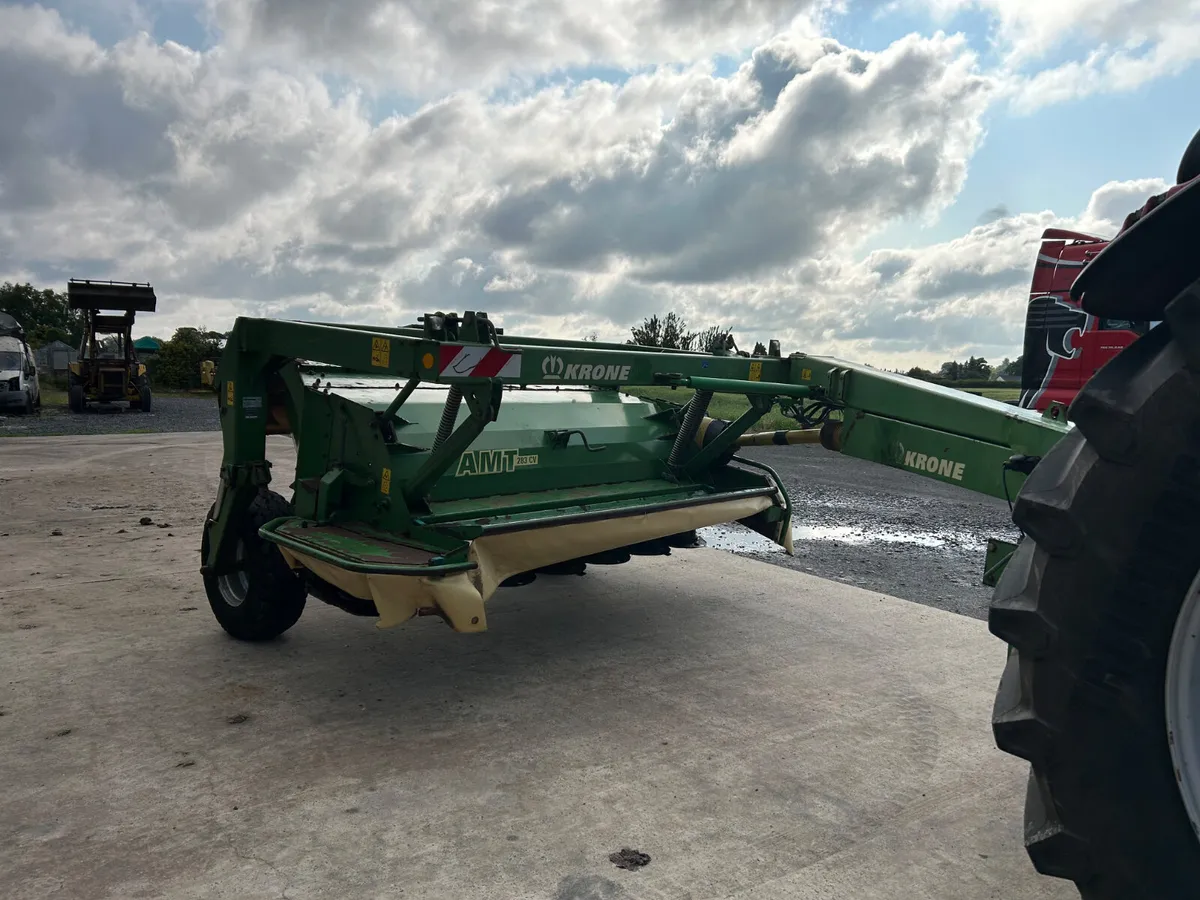 Krone AMT 283 CV 9ft Trailed mower - Image 3