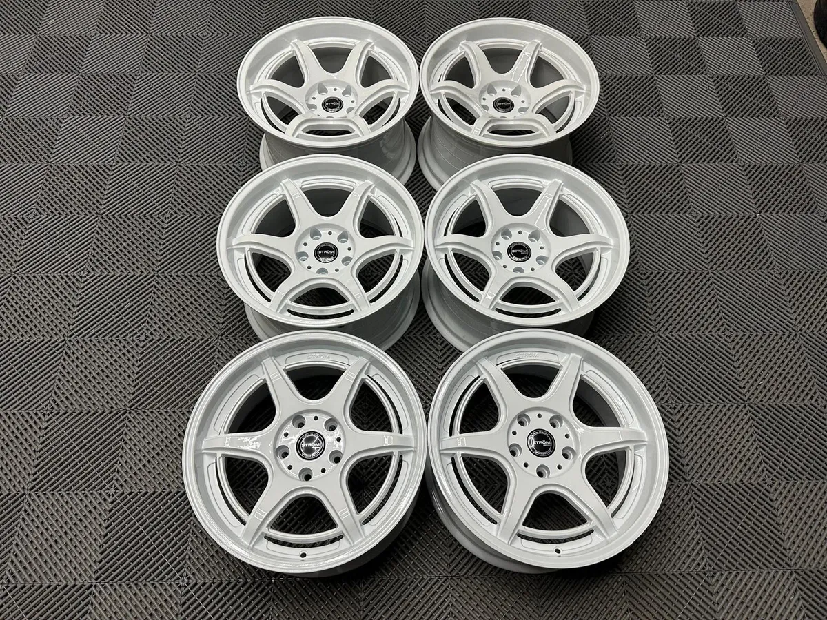 17 18" Inch Strom DSF45 Alloys 5x114.3 Chaser IS - Image 4