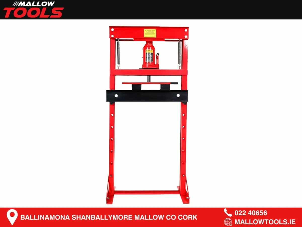 30 Ton Floor Bearing Press (Bottle Jack Type)