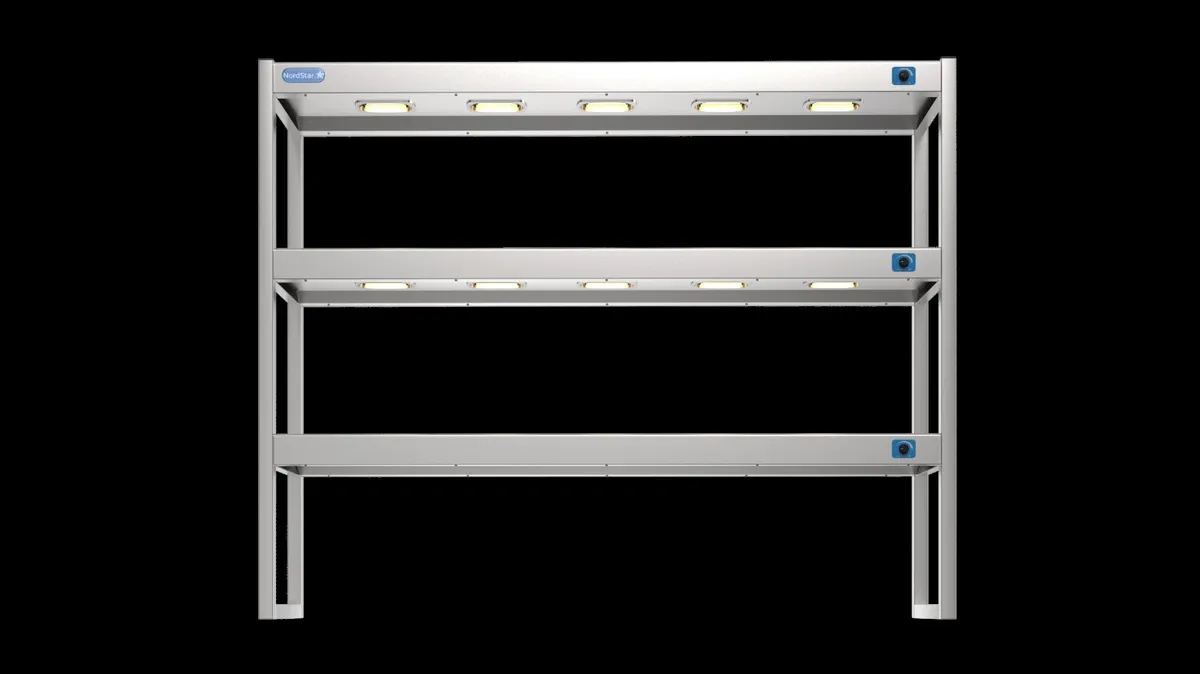 Nordstar 1500mm Triple Tier Heated Gantry - Image 2