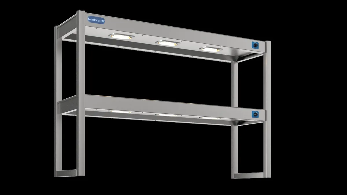 Nordstar 1200mm Double Tier Heated Gantry - Image 1