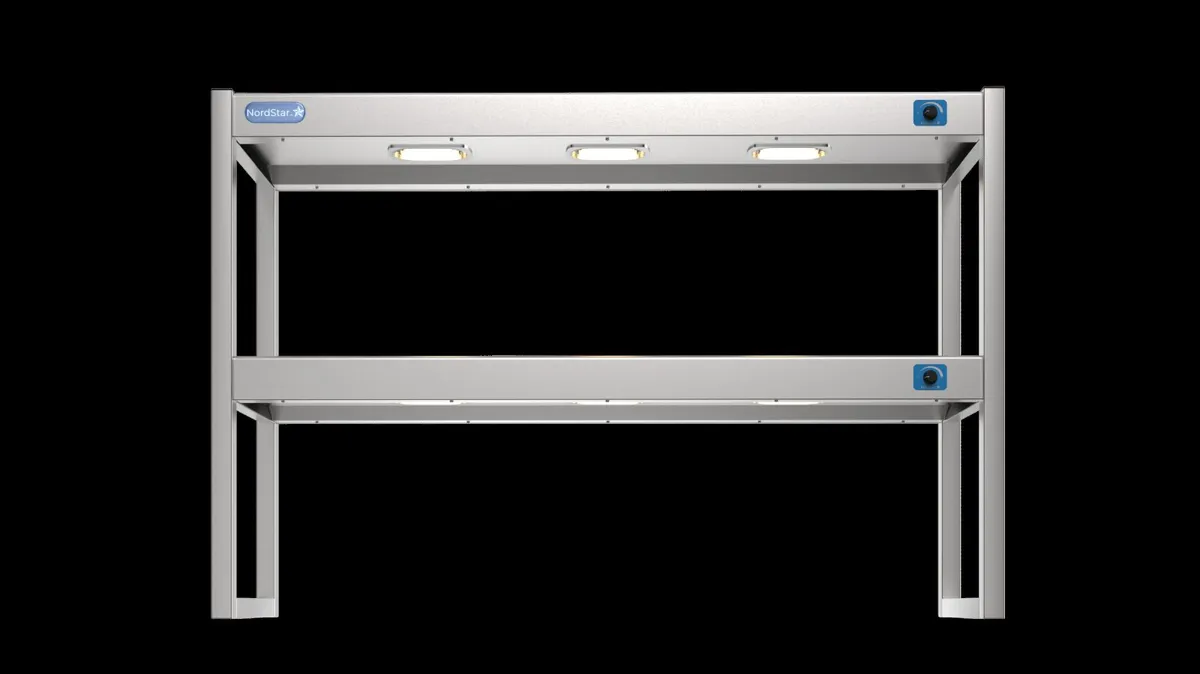 Nordstar 1200mm Double Tier Heated Gantry - Image 2