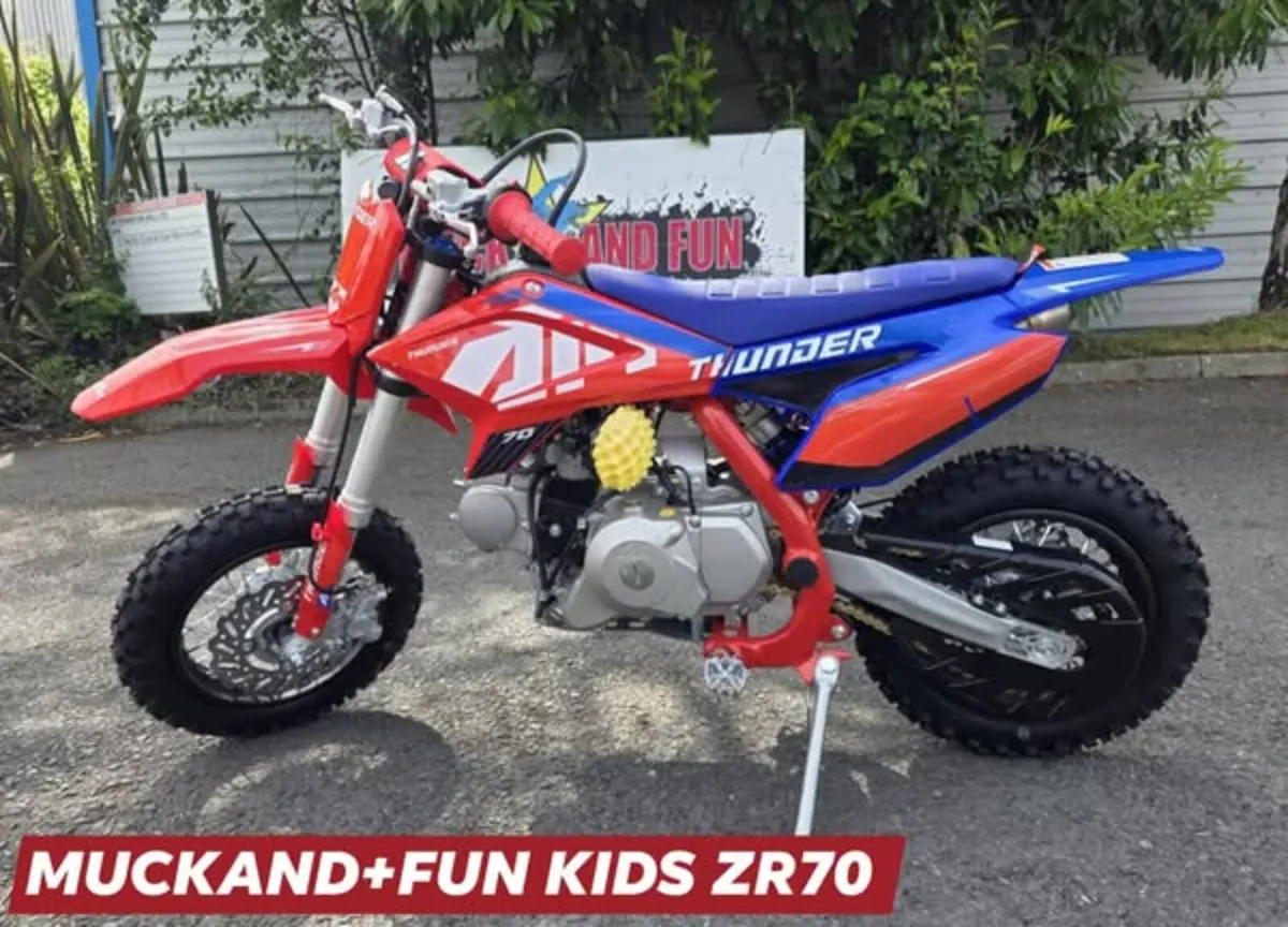 MUCK+FUN Kids zr 70 dirt bike EASYPAY DELIVERY - Image 1