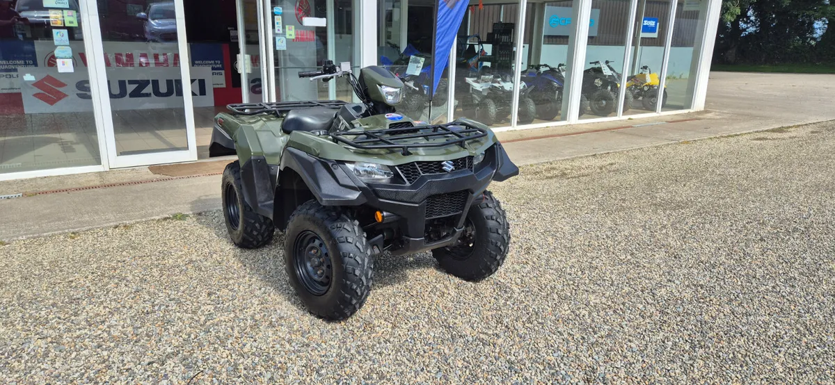 VERY LOW HOURS 2022 SUZUKI KING QUAD 500 - Image 2