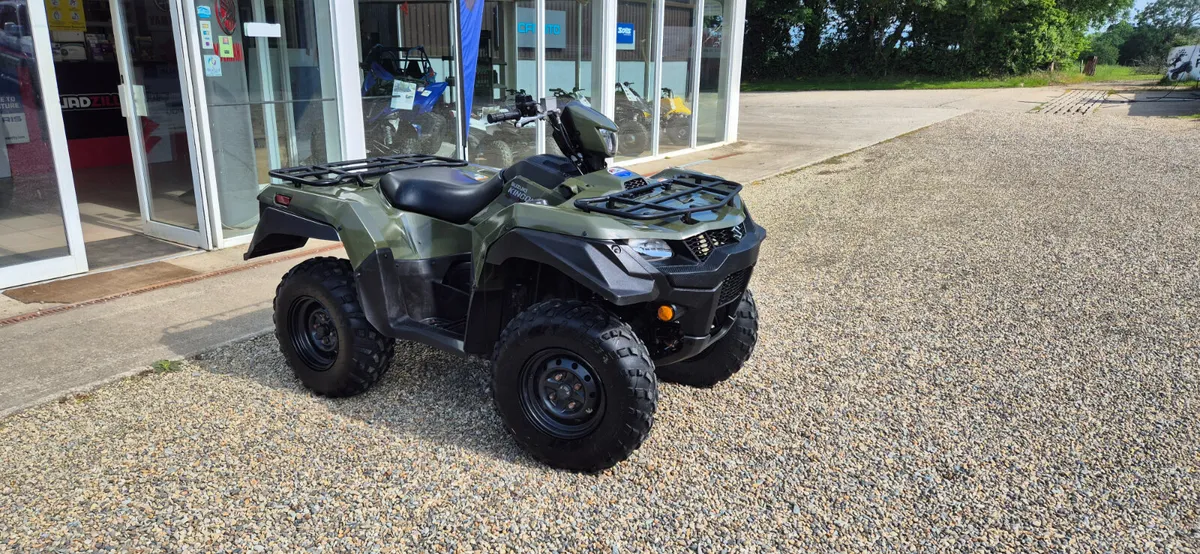 VERY LOW HOURS 2022 SUZUKI KING QUAD 500 - Image 3