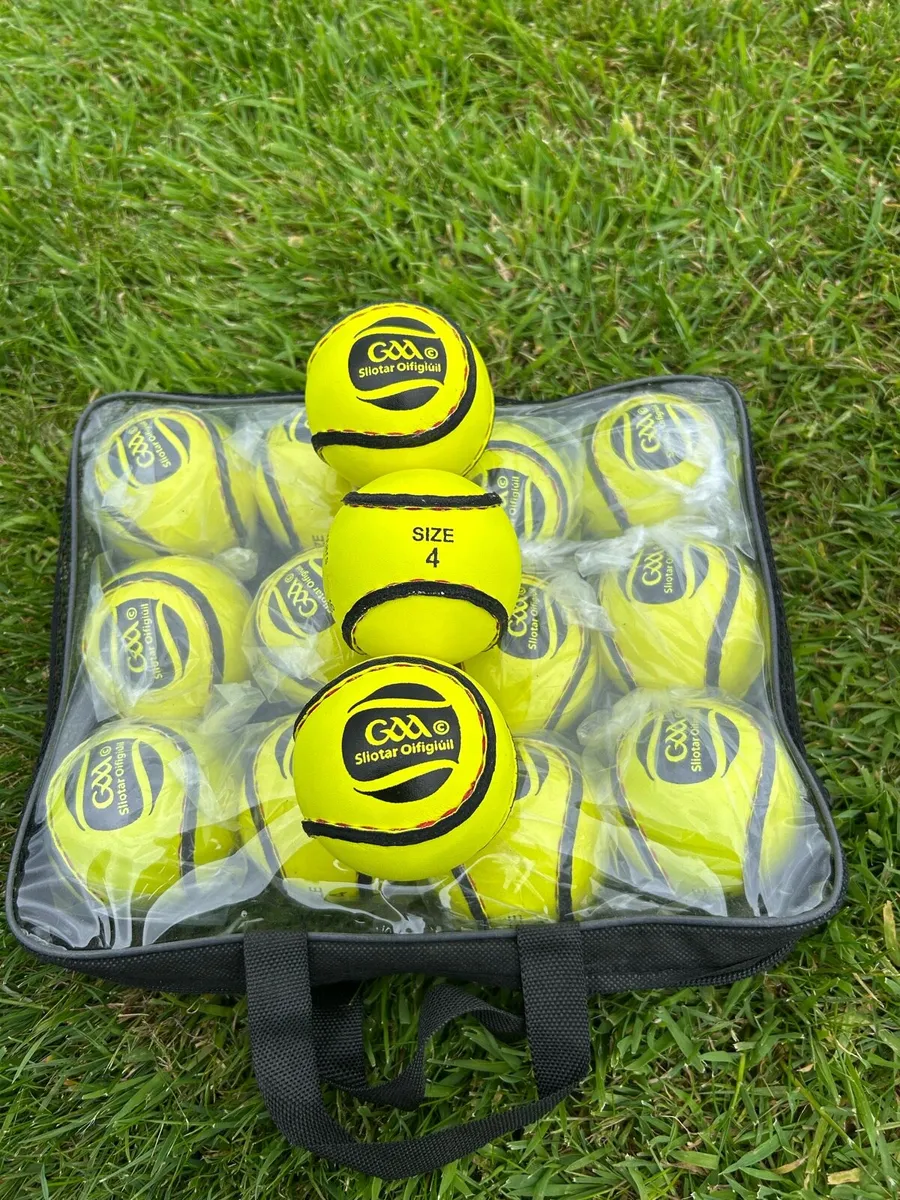 Sliotars size 4 yellow/ Hurley/ Hurling - Image 1