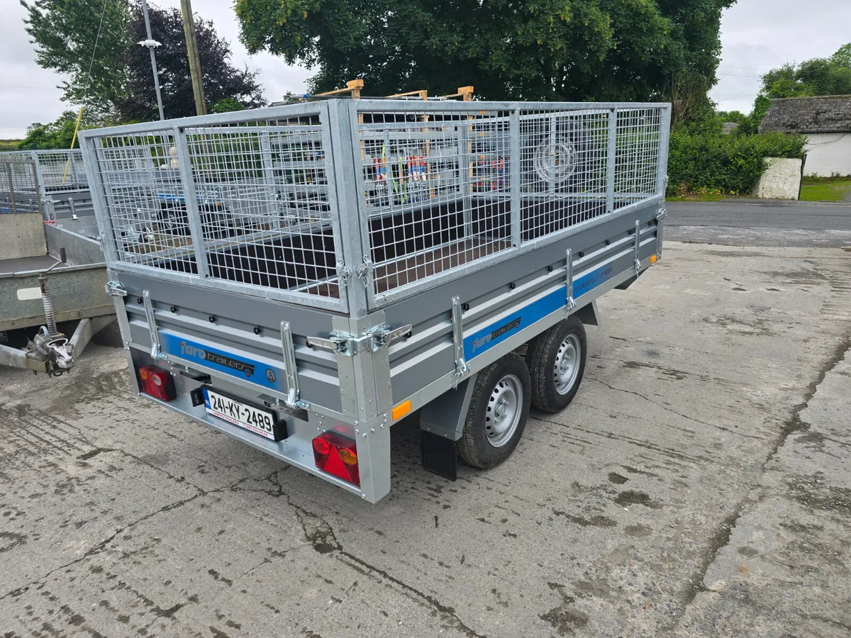 10x5 dropside trailer braked - Image 3