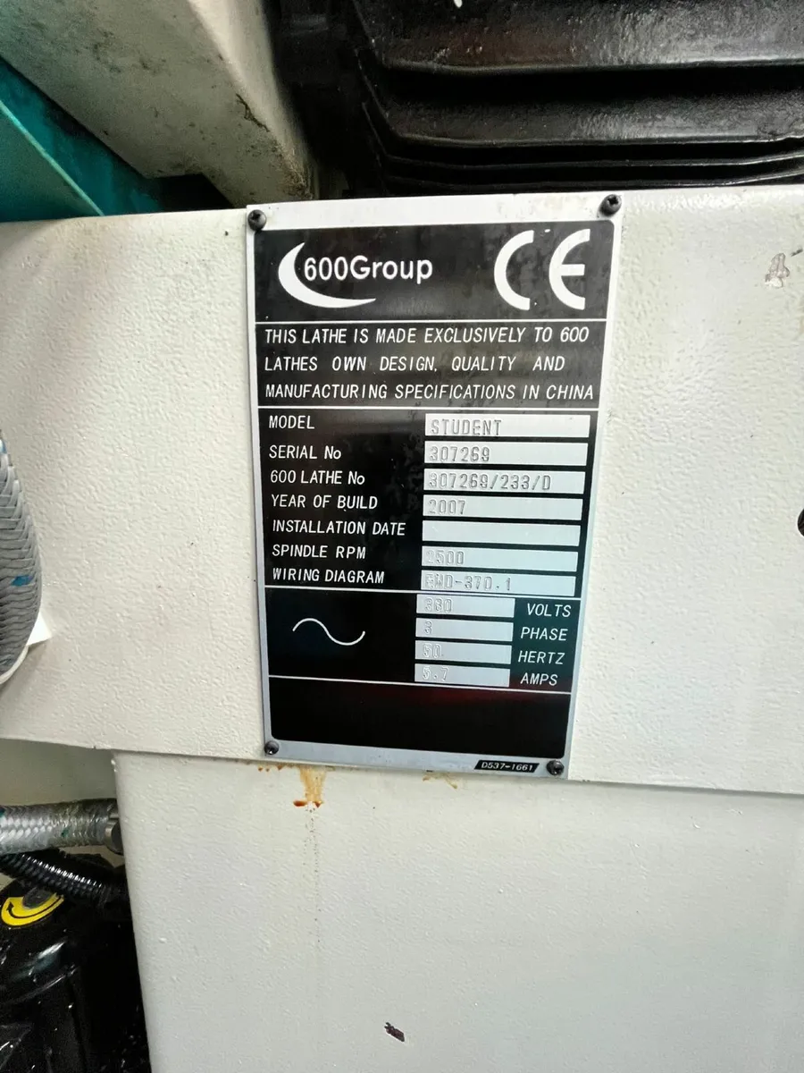 Colchester Student 2500 Lathe - Image 4