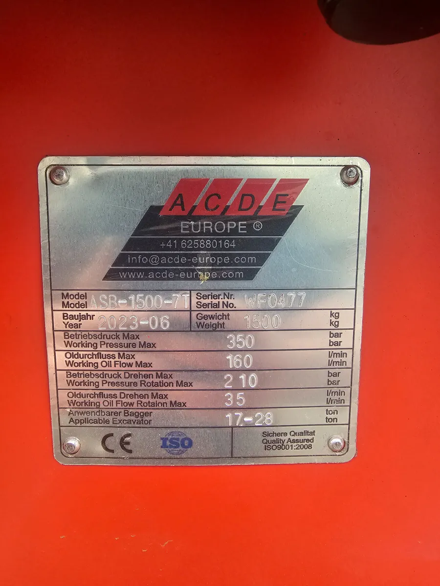 20-25 ton Grab 7 tine - Image 3