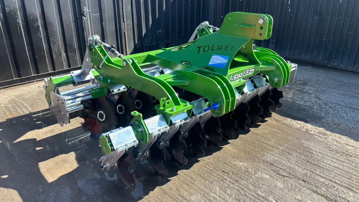 New Tolmet 2.5M Disc Harrow with Crumbler - Image 2