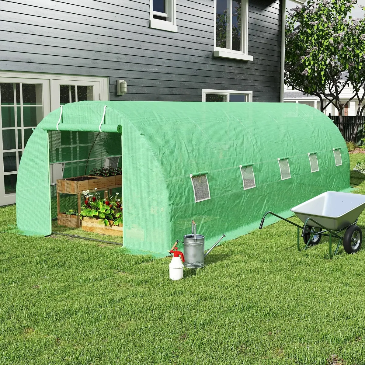 POLYTUNNEL 8 METRES LONG - Image 4