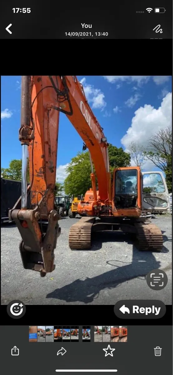 Daweoo solar 17 tonne digger - Image 1