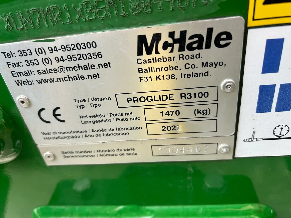 Mc hale R3100 linkage mower - Image 2