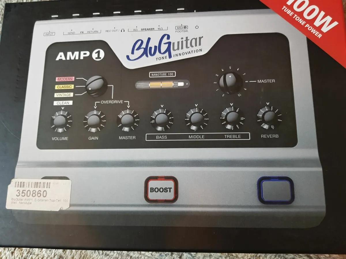 BluGuitar Amp1 100-Watt  Nanotube Pedalboard Guita - Image 2