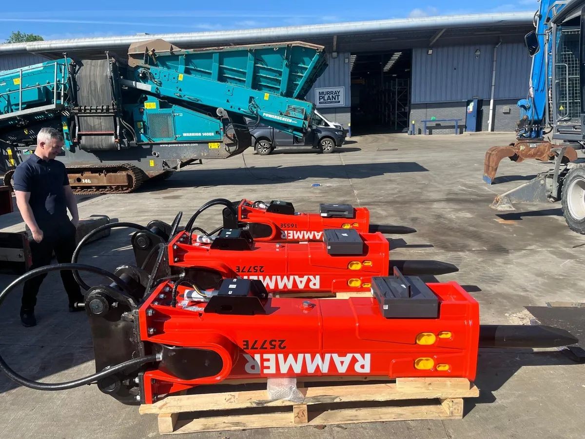New Rammer BR2577E Hydraulic Hammer/ Rock Breaker - Image 2