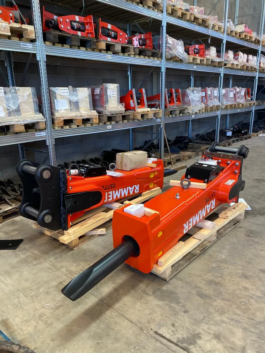 New Rammer BR2577E Hydraulic Hammer/ Rock Breaker - Image 3
