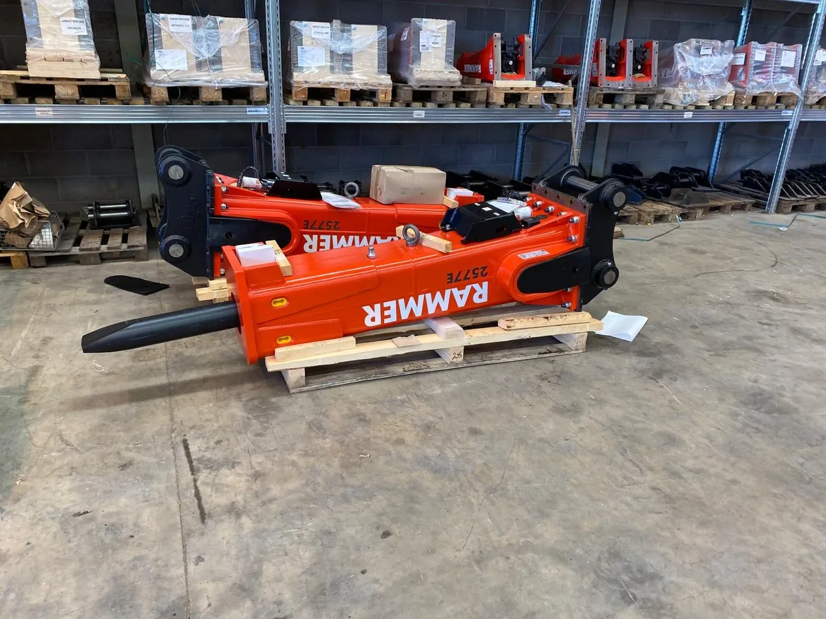 New Rammer BR2577E Hydraulic Hammer/ Rock Breaker - Image 4