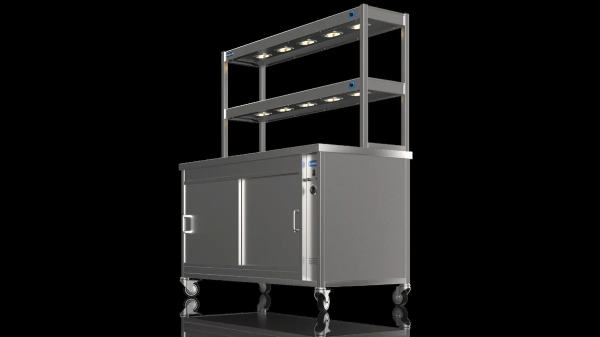 Nordstar 1500 hot cupboard double gantry combo