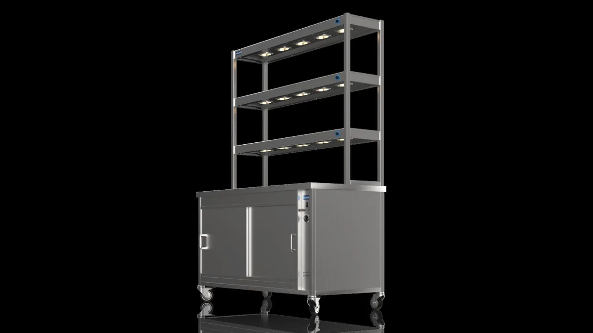 Nordstar 1500 hot cupboard triple gantry combo