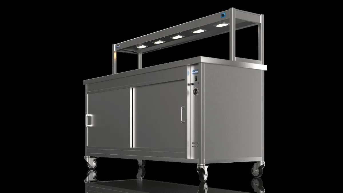 Nordstar 1800 hot cupboard single gantry combo