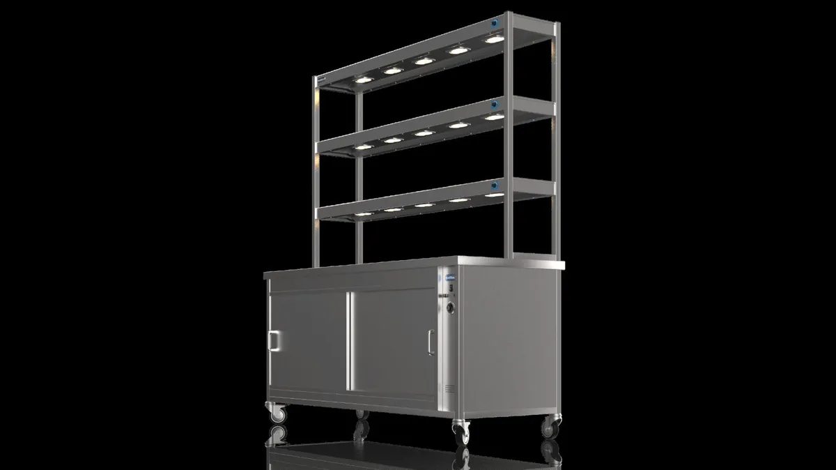 Nordstar 1800 hot cupboard triple gantry combo