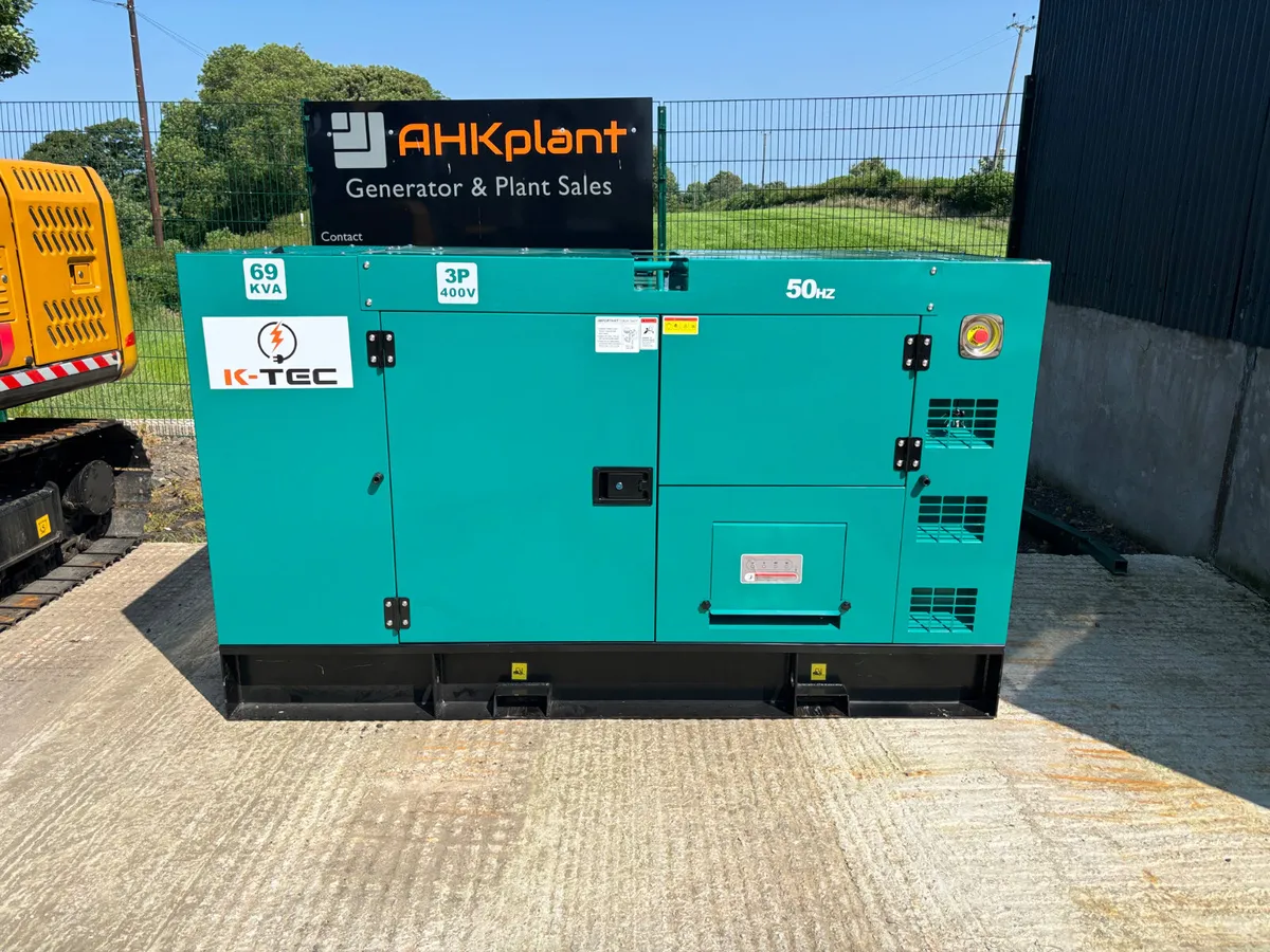 Generator 69 KVA KTEC Autostart, AVR, 2025 - Image 1