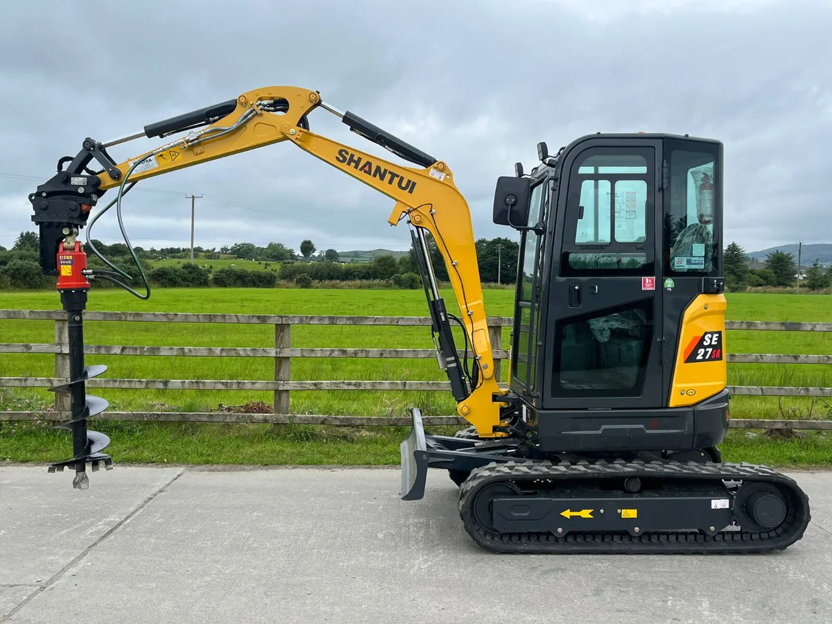 Shantui SE27SR Excavator 2.7 Ton Mini Digger - Image 2