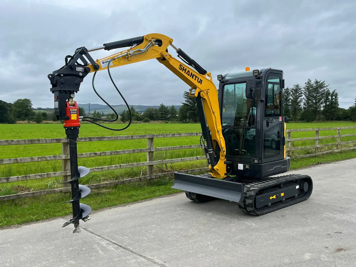 AUGERS FOR  1 TON - 25 TON EXCAVATORS - Image 1