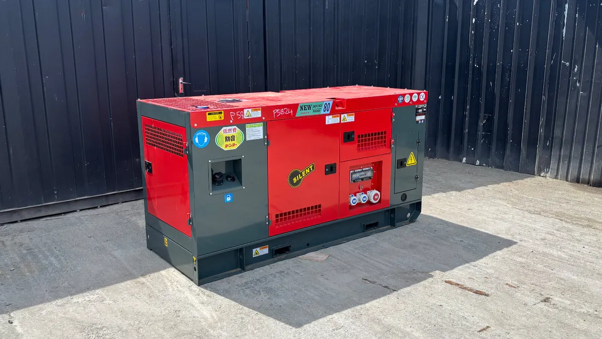 New 80kVa Silent Diesel Generator - Image 1