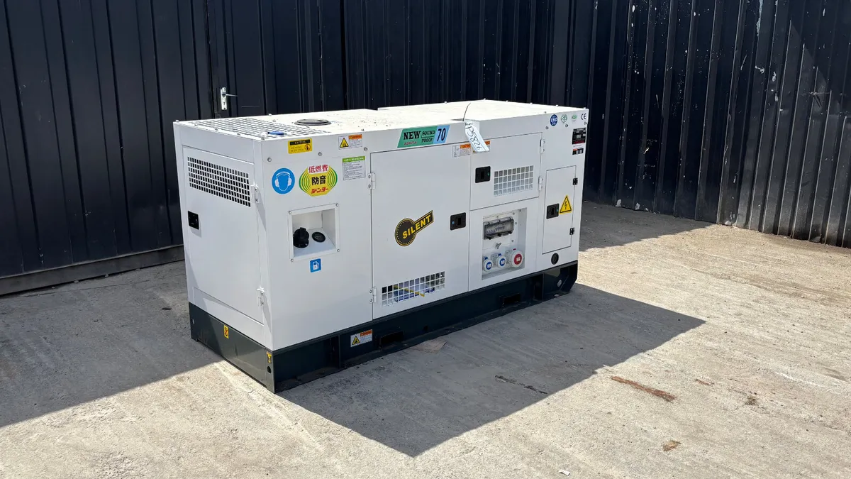 New 70kVA Silent Diesel Generator - Image 1