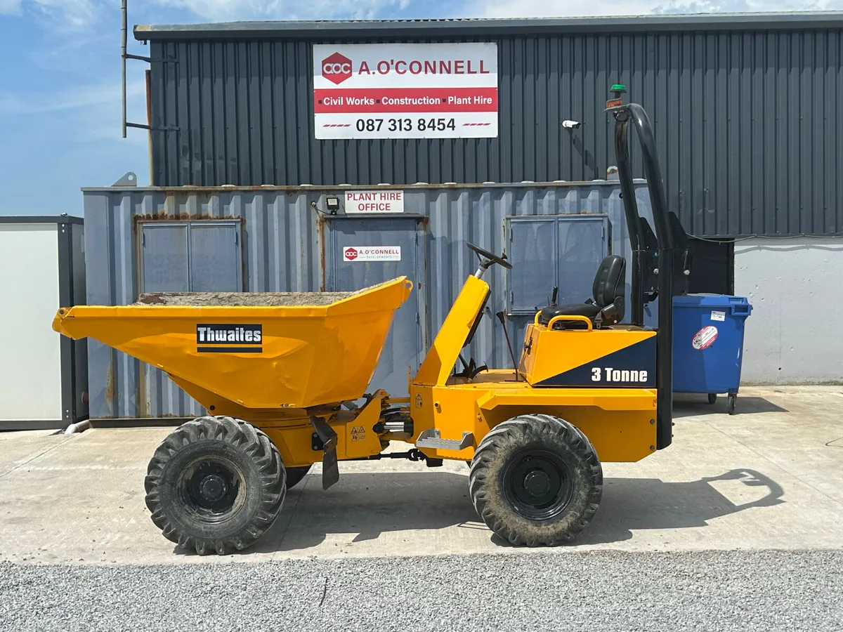 Thwaites 3 ton Swivel Dumper - Image 2