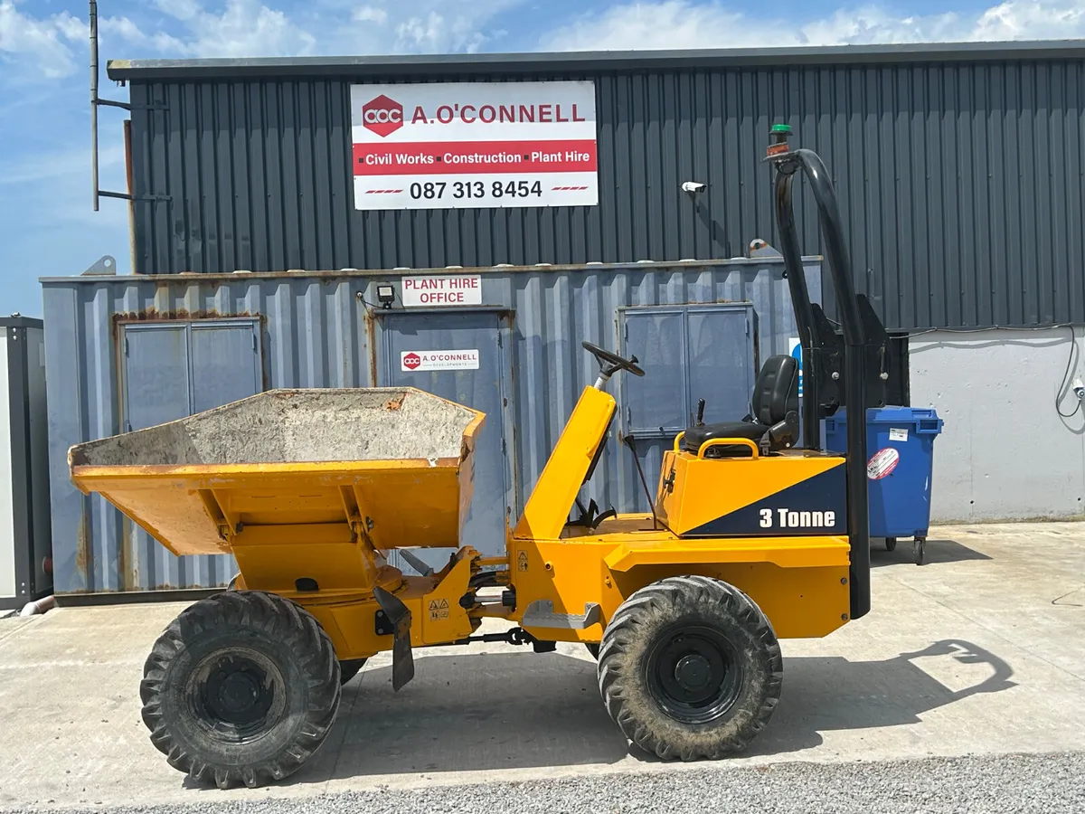 Thwaites 3 ton Swivel Dumper - Image 3